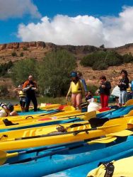 Río Duratón. Albergue La Palaina, El Guijar (Segovia). Rutas en piragua.